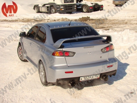 АБС-пластик Козырек на крышу с 9 зубьями Lancer X